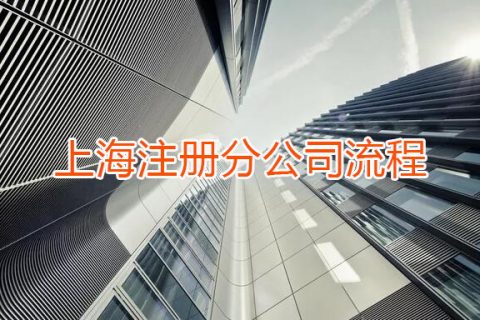 上海注册分公司流程是怎样的？